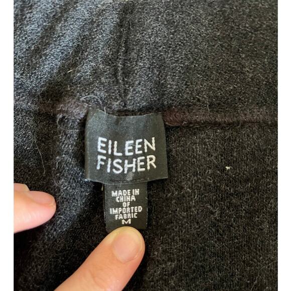 Eileen Fisher Gray Pull On Pants Minimalist Office Career Contemporary Casual M - Picture 5 of 8